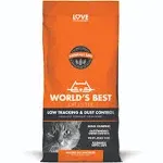 WORLD'S BEST CAT LITTER Low Tracking & Dust Control Multiple Cat Unscented 15 Pounds