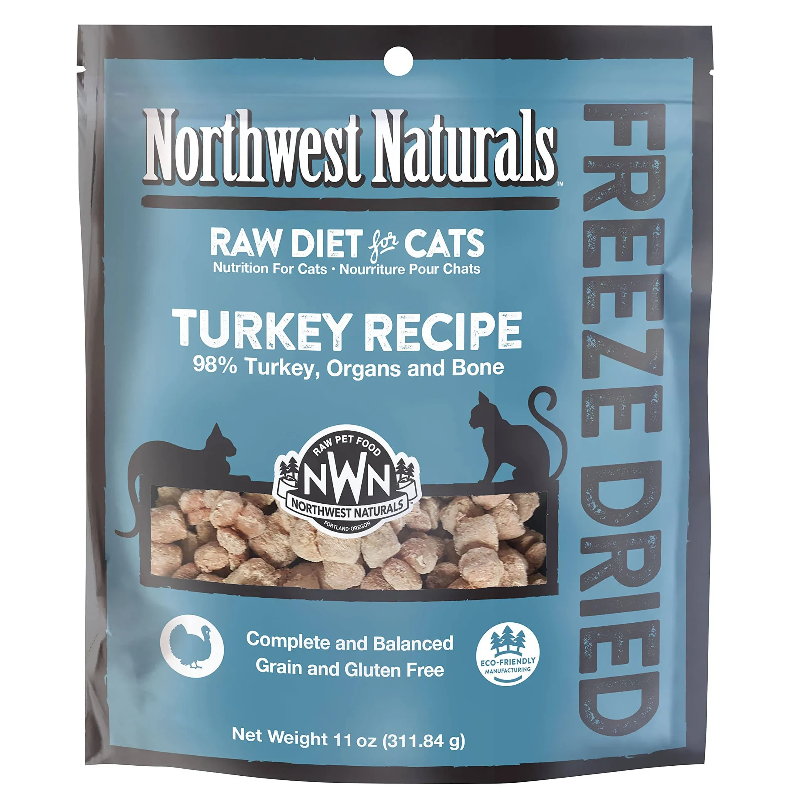 Northwest Naturals Cat Freeze Dried Turkey 11oz