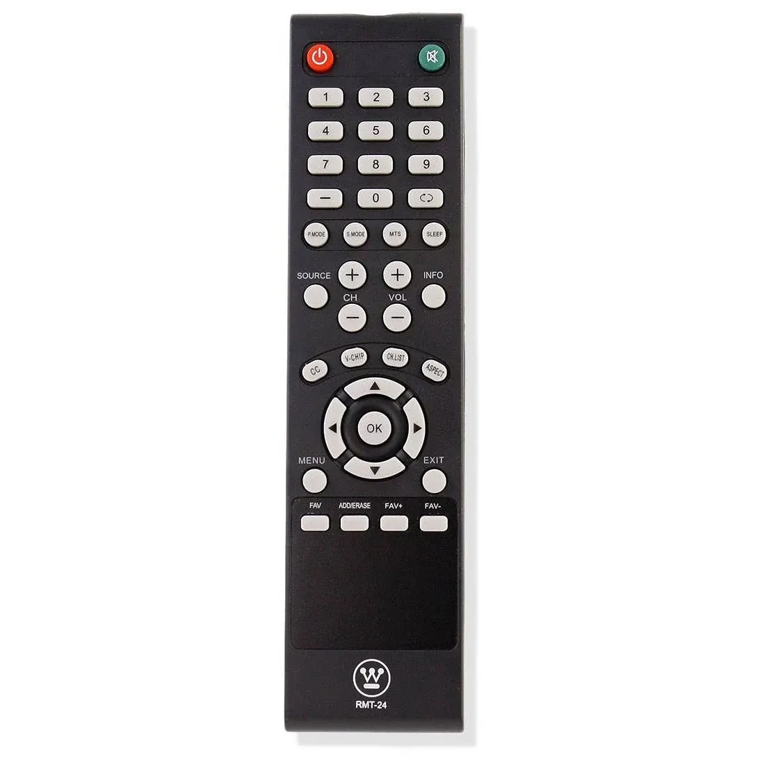 Westinghouse RMT-24 RMT24 Remote Control for DW39F1Y1 TV