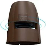 OSD BOM4.1.2 8 inch Bluetooth Outdoor Powered Subwoofer, Built in Amp w/ 4X 60W Speaker Outputs, Bronze