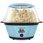 West Bend Stir Crazy Popcorn Machine Electric Hot Oil Popper Includes Large Lid for Serving Bowl and Convenient Nesting Storage, 6-Quart, Red