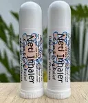 Urban ReLeaf NETI Salt Air Relief INHALERS! Set of Two (2) Sinus & Lung, Himalayan & Botanicals! Respiratory Wellness. Healing Aromatherapy. Energizing! Colds, Asthma, Cough, Bronchitis 100% Natural