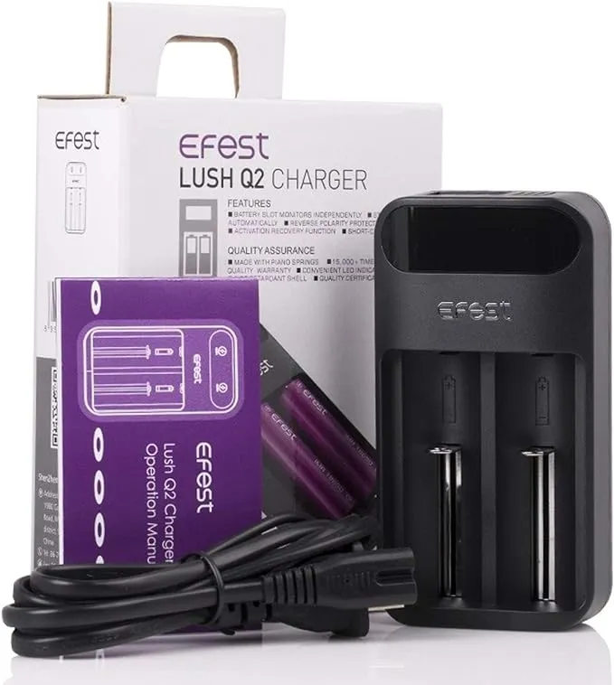 Efest Lush Q2 Intelligent LED Battery Charger