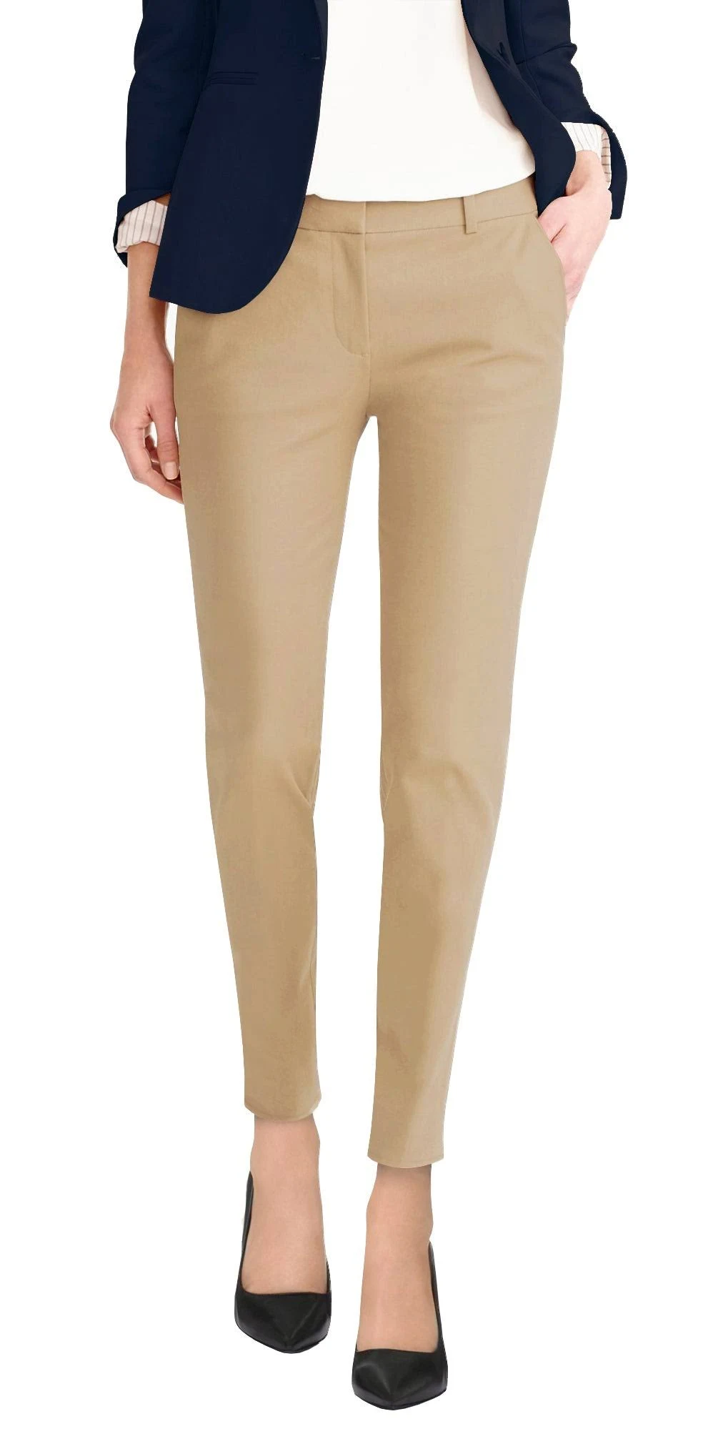 Women's Flat Front Trousers (Additional Colors)