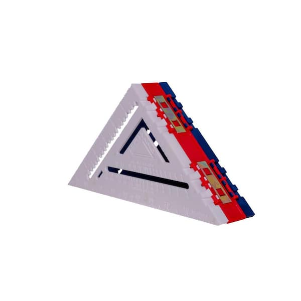 Rapid Rafter Double-Sided Rafter Square, Red, White, and Blue 1001