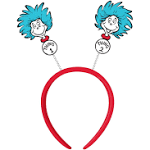 Thing 1 and Thing 2 Head Bopper for Kids, Dr. Seuss Costume Accessories, One S