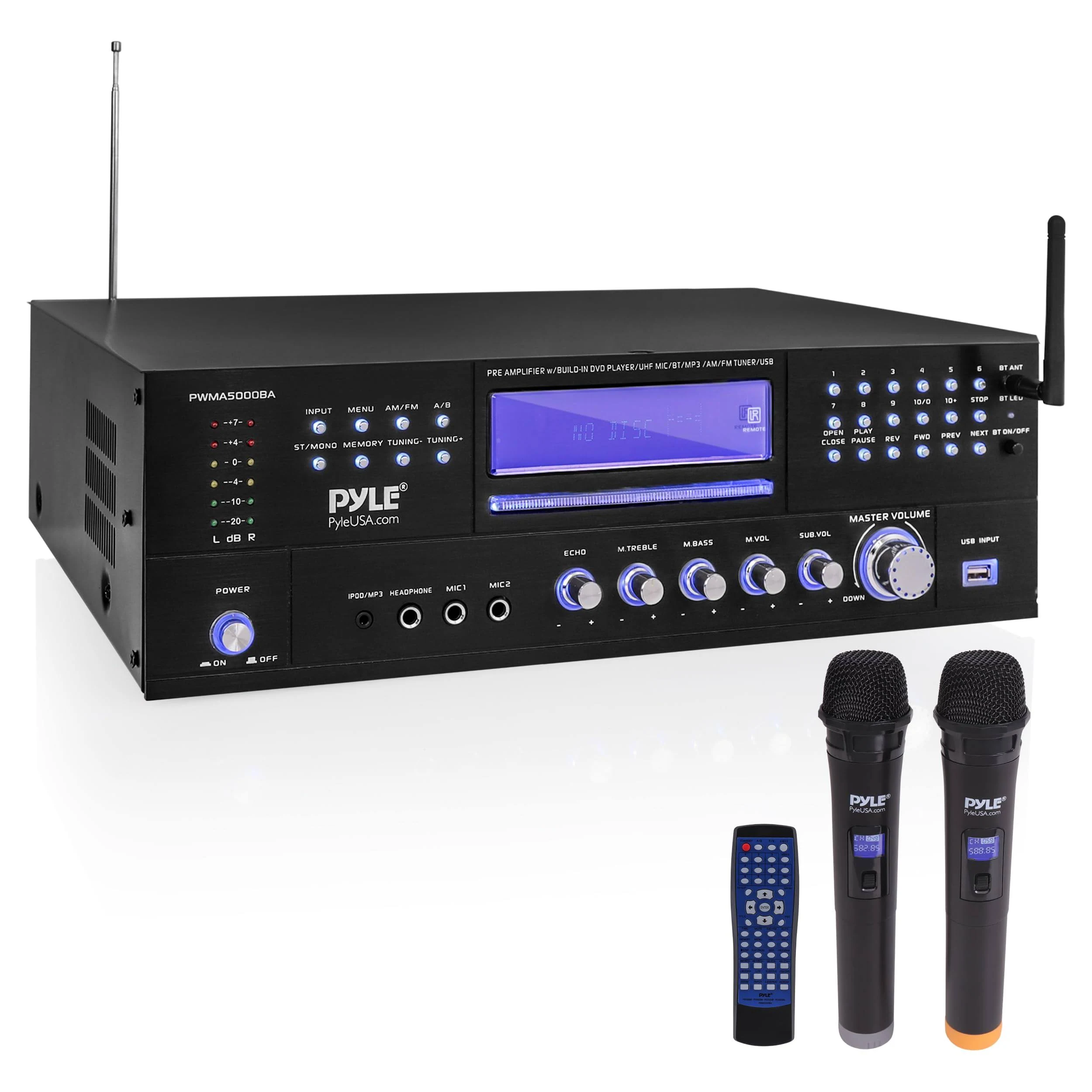 Pyle Wireless BT Home Theater Preamplifier