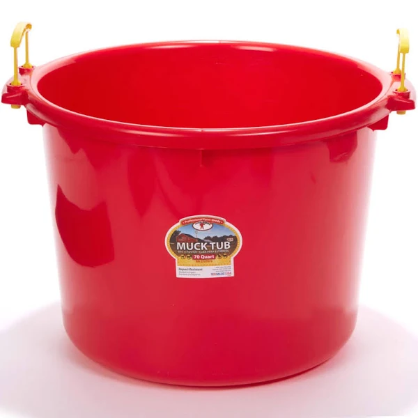 Little Giant 70 Quart Muck Tub - Red