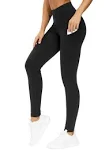 Women THE GYM PEOPLE Thick High Waist Yoga Pants with Pockets