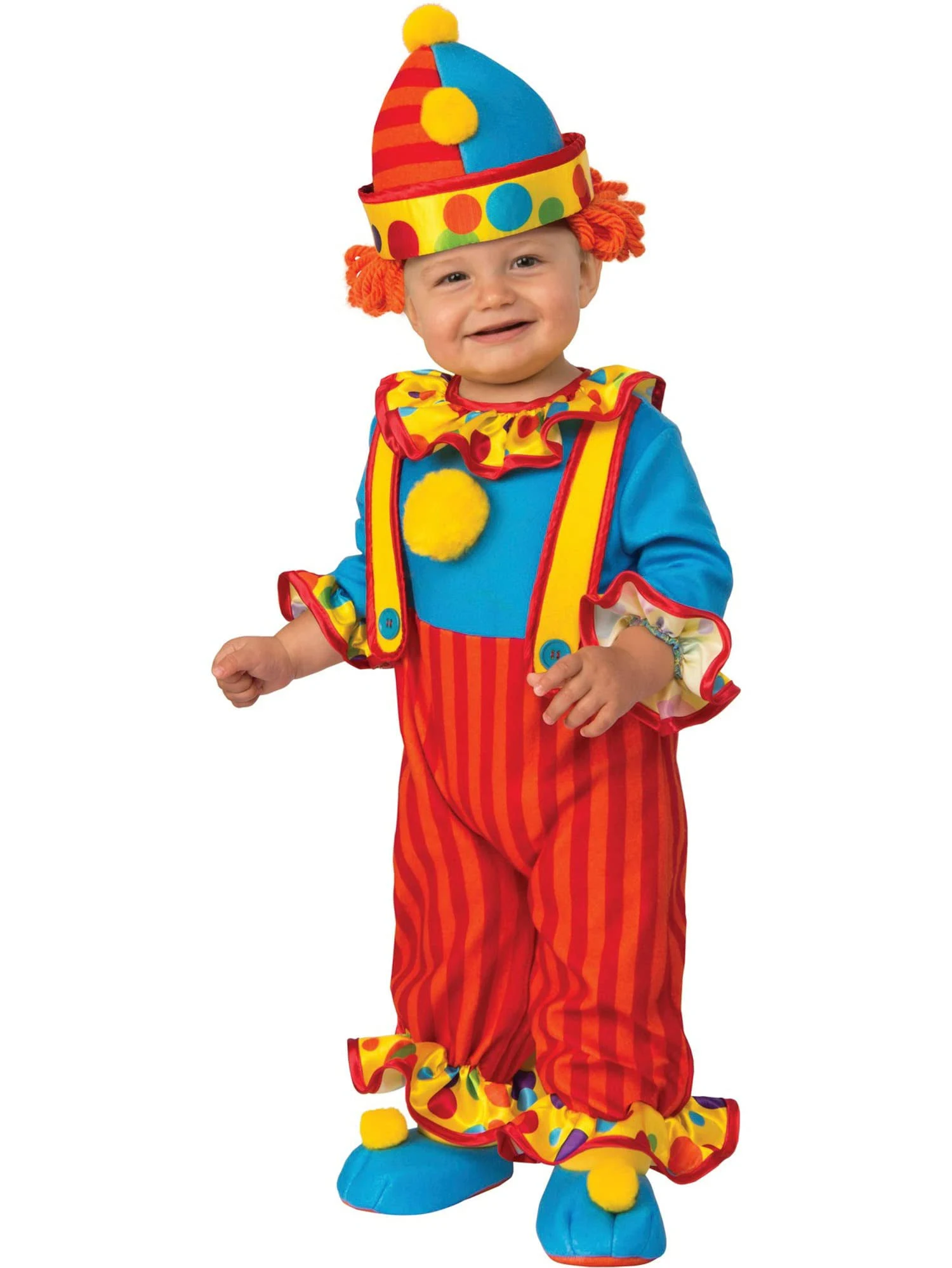 Rubie's Kid's Little Cuties Little Clown Costume, As Shown, Infant