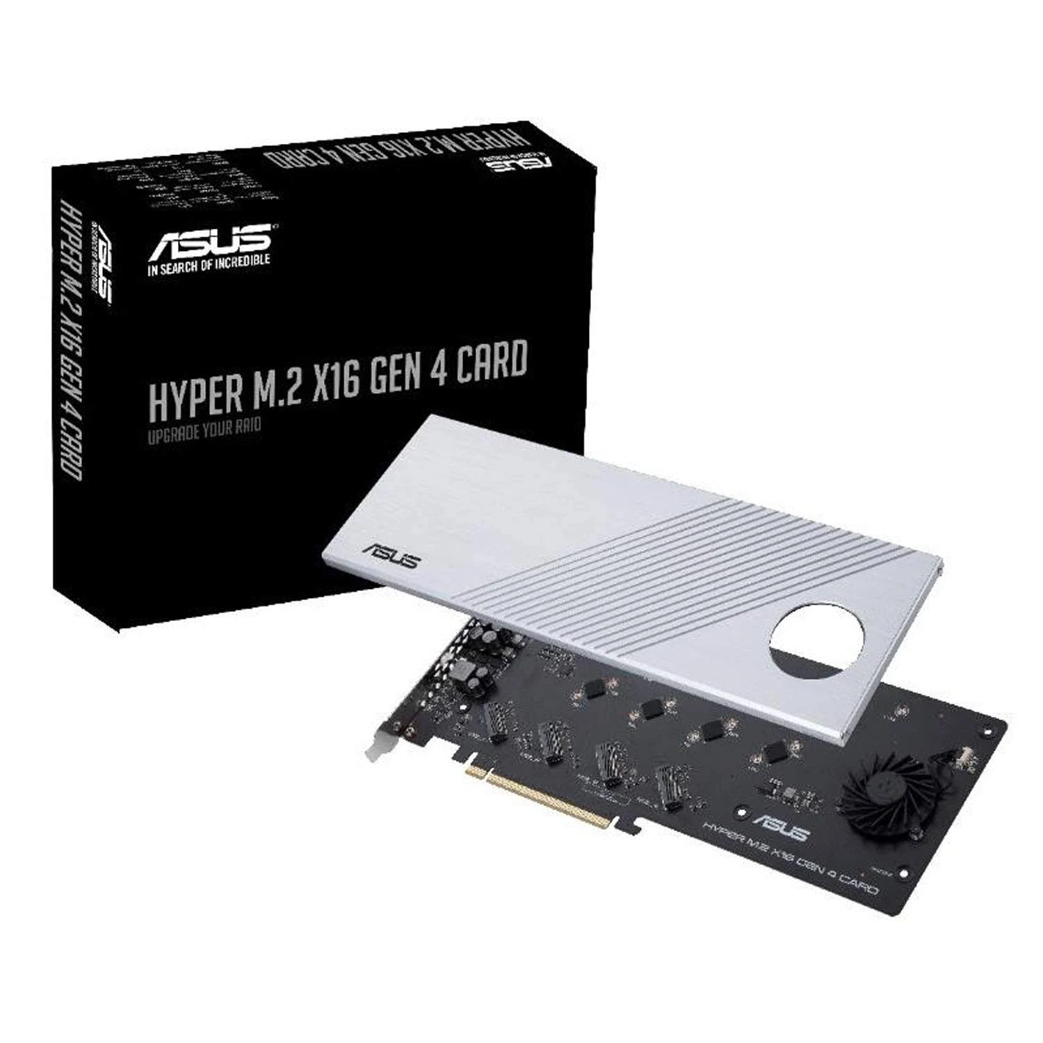 Asus Hyper M.2 x16 Gen 4 Card White