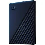 WD 4TB My Passport for Mac USB 3.2 Gen 2 (Type-A) External Hard Drive - Blue