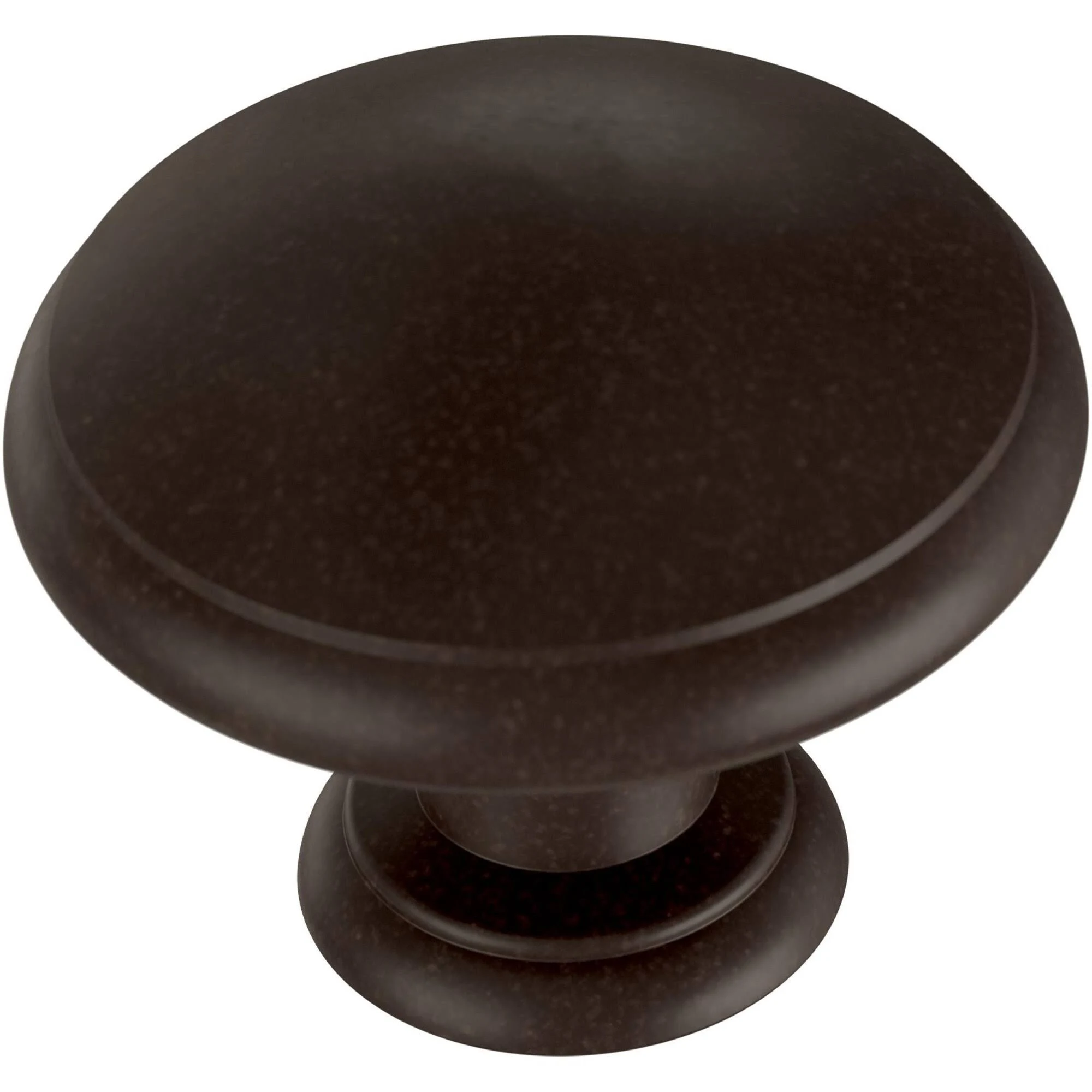 Franklin Brass Round Ringed (5-Pack) Cabinet Knobs Deep Bronze Drawer Knobs Kitchen Cabinet Knobs for Dresser Drawers Pulls and Knobs 1-1/4" Closet Door Knobs Drawer Knob P35597K-324-B2