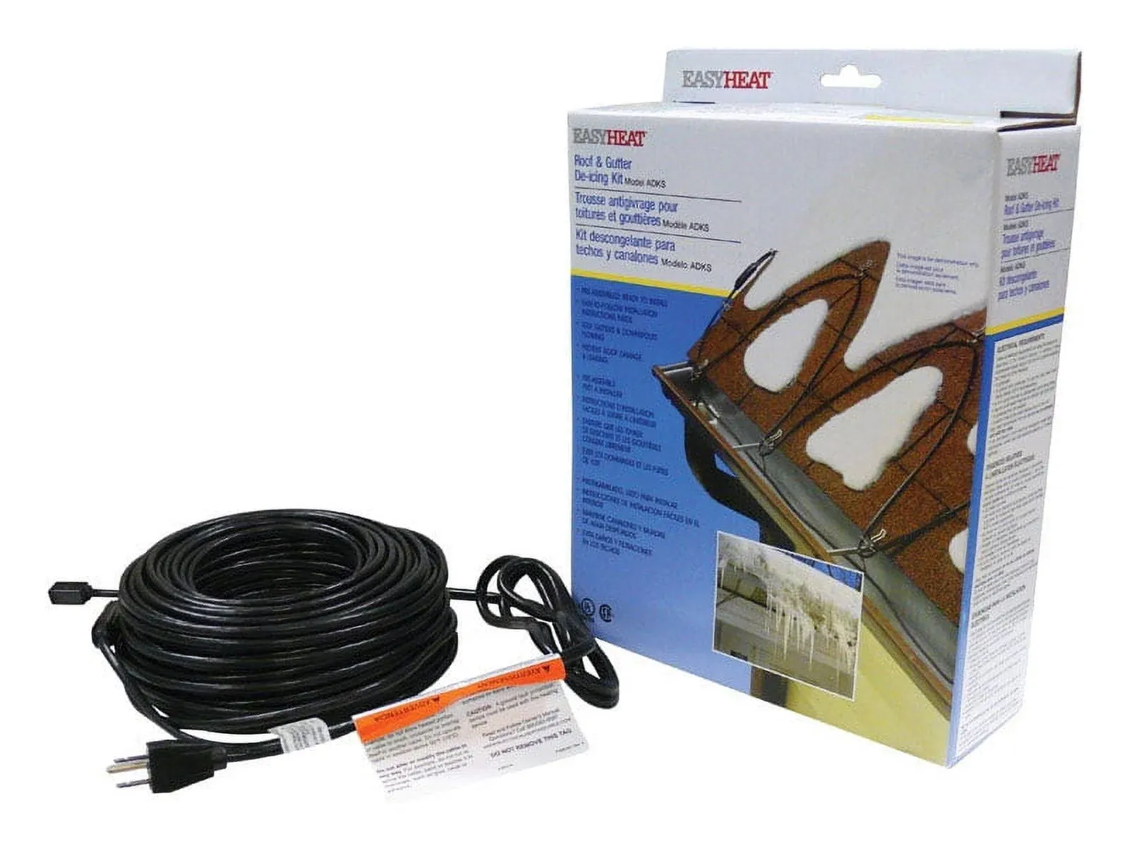 Easy Heat Roof & Gutter Cable 200 ft. ADKS-1000