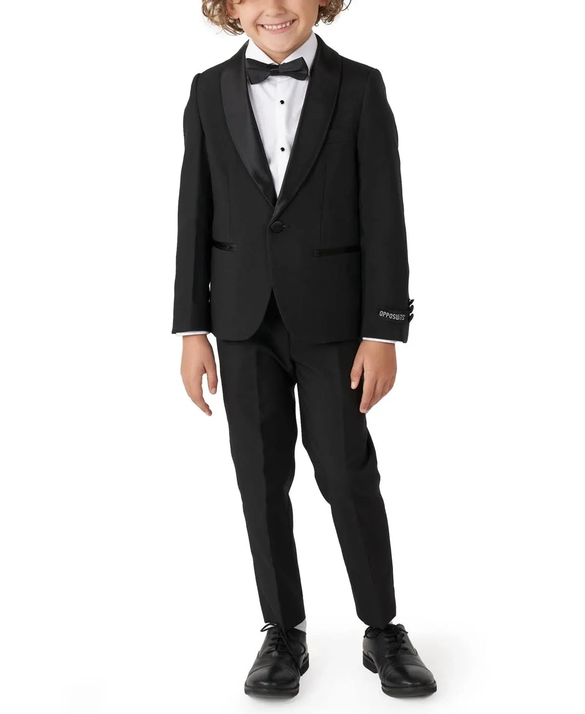 OppoSuits Boys Tuxedo - Jet Set Black - Size: 2