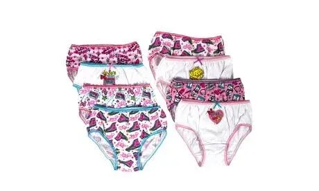 Minnie Mouse Girls Panties Underwear - 8-Pack Toddler/Little Kid/Big Kid Size Briefs Mickey Clubhouse