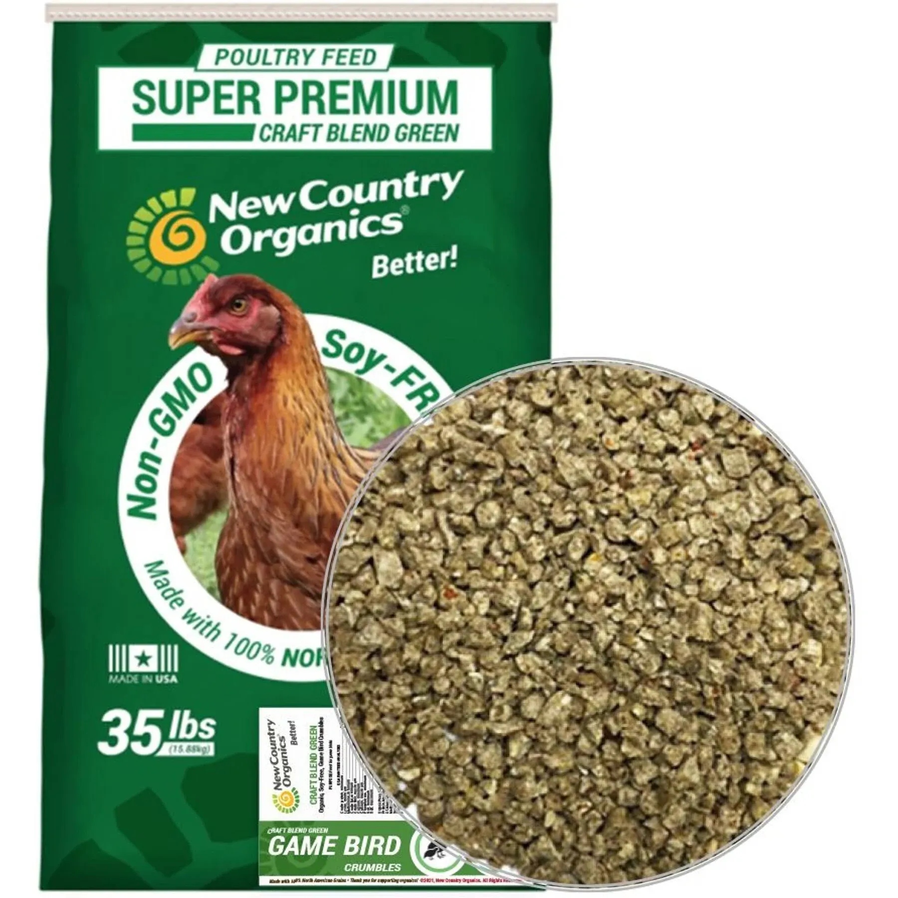 New Country Organics Game Bird Crumbles