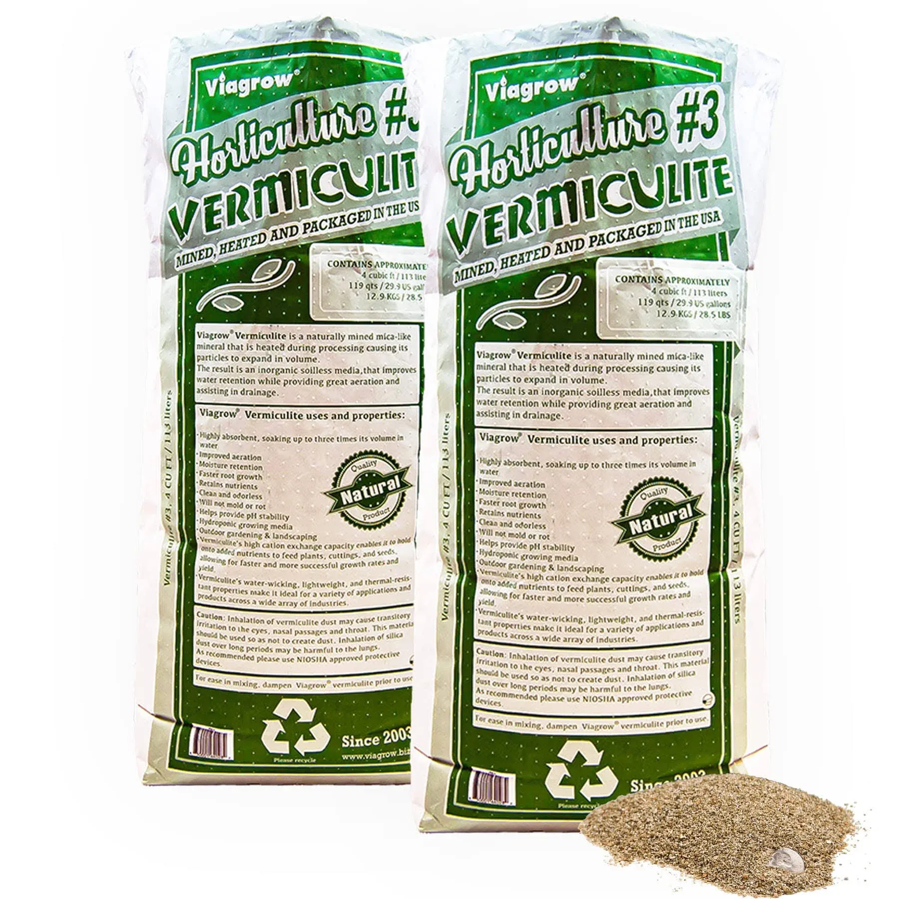 Viagrow 4 cu. ft. 29.9 Gal./113 l Horticultural Vermiculite