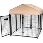 Lucky Dog Stay Series Studio Jr. Kennel (4'x4'x4'4") Khaki