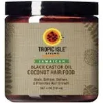 Jamaican Black Castor Oil Coconut Hair Food 4 oz | Seals, Softens, Defines & Promotes Hair Growth | Traditional Handmade Jamaican Black Castor Oil & Coconut |