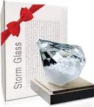 Storm Glass Weather Forecast Barometer Bottle Diamond Predictor Decor for Deskto