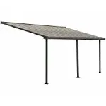 Palram Olympia Patio Cover - Gray/Bronze Size -10' x 20'