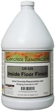 Concrete Stain & Supply, LLC. Concrete Resurrection Floor Wax - Professional Easy to Use and Install High Gloss Premium Floor Finish. Excellent