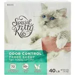 Special Kitty Odor Control Tight Clumping Cat Litter, Fresh Scent, 20 lb