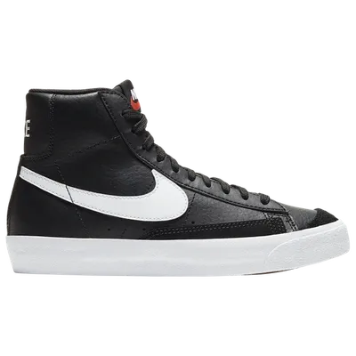 Kid&#039;s Size 4Y GS - Nike Blazer Mid 77 Black White Athletic Shoes - DA4086 002