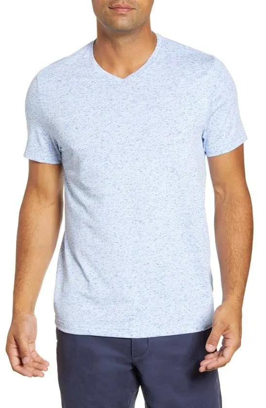 Cutter & Buck Men's Tour Blue Advantage Space Dye Tee