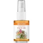 Badger Face Oil, Seabuckthorn, Certified Organic, Seabuckthorn Oil, Organic Face Oil, Moisturizing Facial Oil, Natural Face Oil, 1 oz Glass Bottle