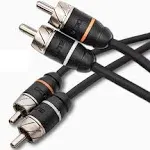 Elite Audio Premium Series 6ft. 2-Channel Car Audio RCA Cable – Double Shielded, Oxygen Free Copper, Noise Reducing Audio Cable for Amplifiers, Subwoofers, Speakers, and Processors – PRM6