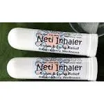 Urban ReLeaf NETI Salt Air Relief INHALERS! Set of Two (2) Sinus & Lung, Himalayan & Botanicals! Respiratory Wellness. Healing Aromatherapy. Energizing! Colds, Asthma, Cough, Bronchitis 100% Natural