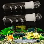 2 Pack Clear Glass Planaria Trap Catch Trap Aquarium Cleaning Supply for Dwarf S