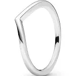 Pandora Shining Wishbone Ring 6 / Sterling Silver