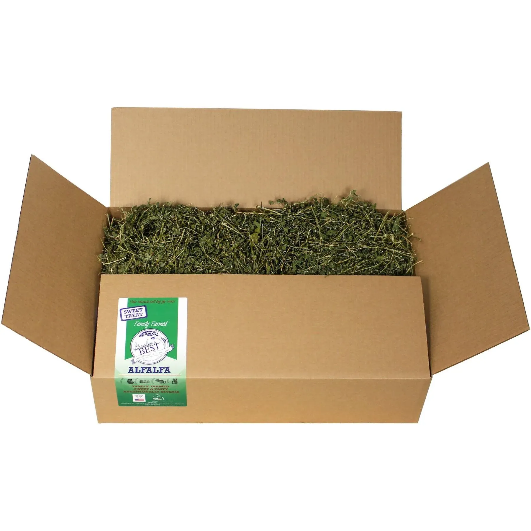 Grandpa's Best Alfalfa 10lb Loose Boxed Hay