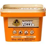 Gorilla All Purpose Wood Filler, 16 Ounce Tub, Natural (Pack of 4)