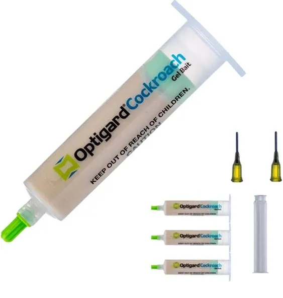 Opti-Gard Cockroach Gel- Roach Killer Indoor infestation - Prevent All Cockroach Species -4 Tubes×30g