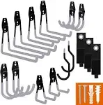 15-Pack Steel Multi-Tool Hanger Set for Efficient Home &amp; Warehouse Organization