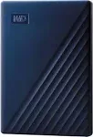 WD My Passport, Mac, 2TB Portable Hard Drive, Blue, WDBA2D0020BBL-<wbr/>WESN New