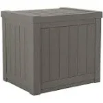 Suncast 22 Gallon Small Deck Box with Storage Seat