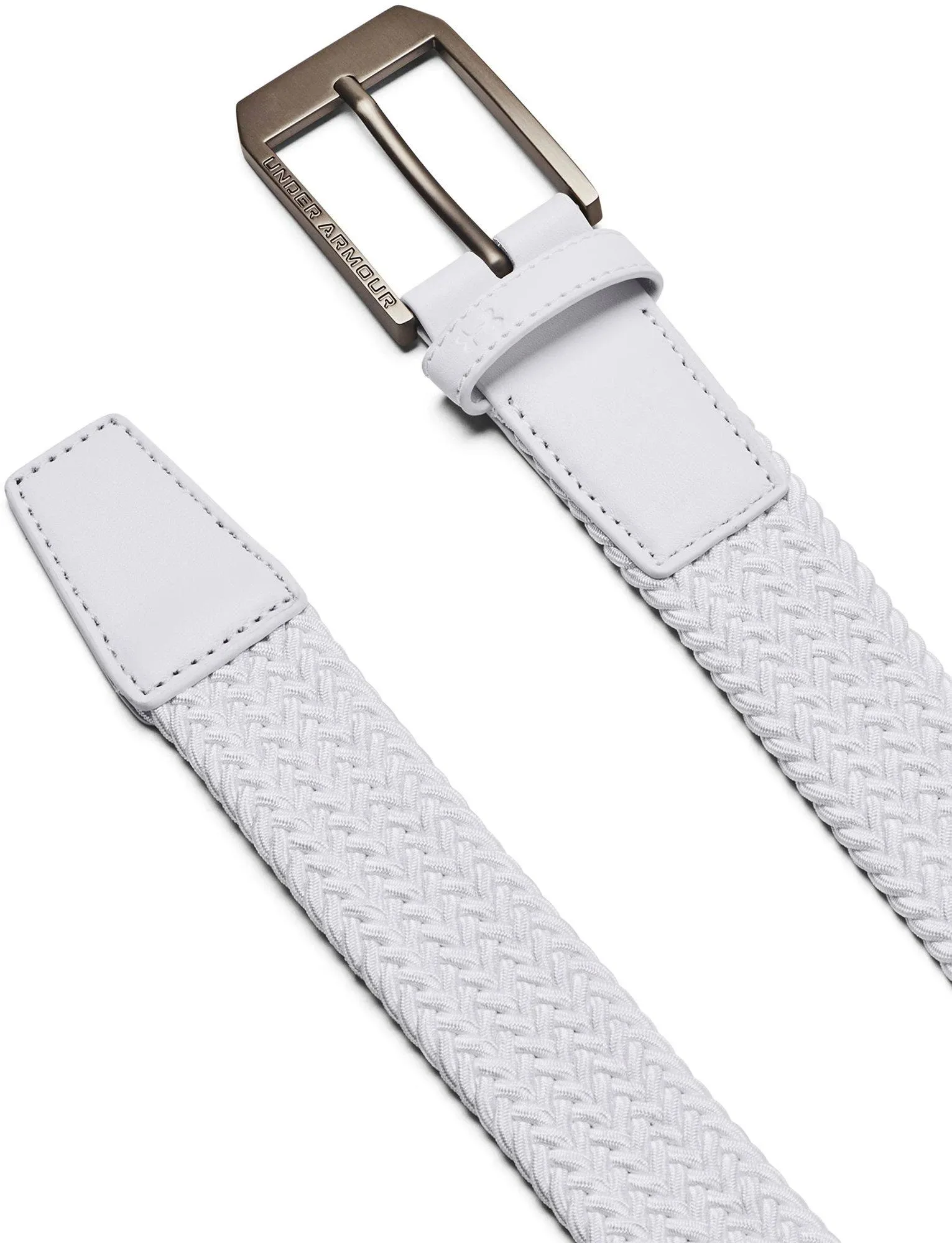 Under Armour Men's Braided Golf Belt, White