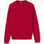 Lands' End School Uniform Kids Crewneck Sweatshirt - Large - Evergreen