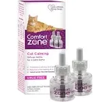 Comfort Zone Cat Calming Diffuser Refills, 2-Pack