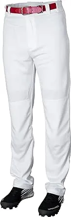 Rawlings Semi-Relaxed Full Length Baseball Pant | Solid & Piped Options | Youth Sizes | Multiple Colors