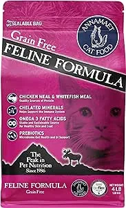 Annamaet Grain-Free Chicken & Fish Formula Dry Cat Food 4 Pounds