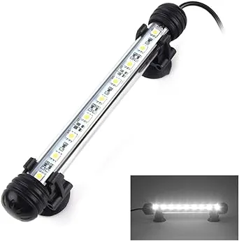 LED Aquarium Light, SMIFUL Fish Tank Light Submersible Underwater Crystal Glass ...