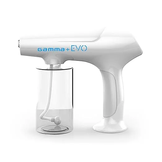 GAMMA+ Evo Nano Mister Cordless Portable Water Sprayer, Disinfect Mist, USB-C Rechargeable for Barber, Salon, Home Use