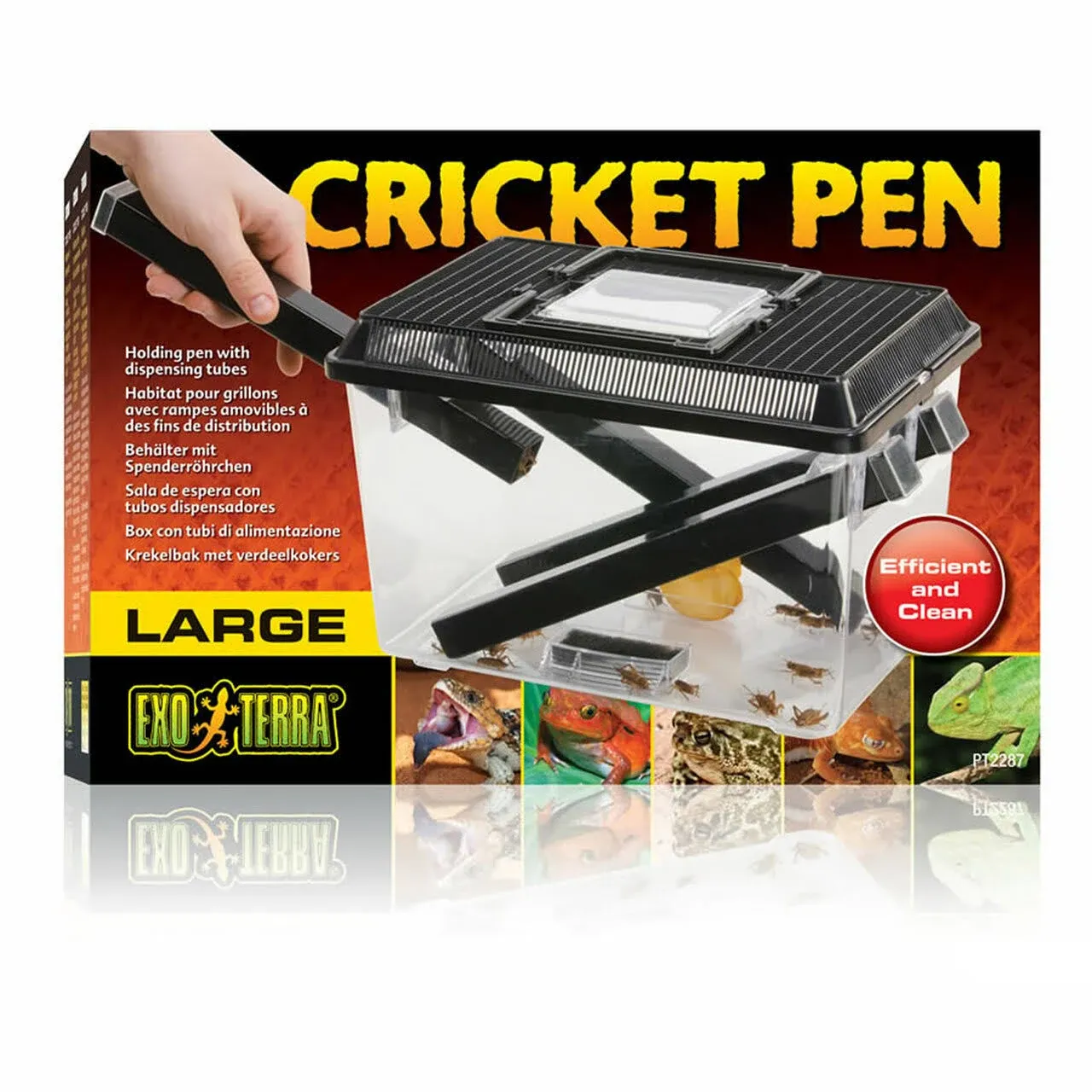 Exo Terra Cricket Pen With Dispensing Tubes L