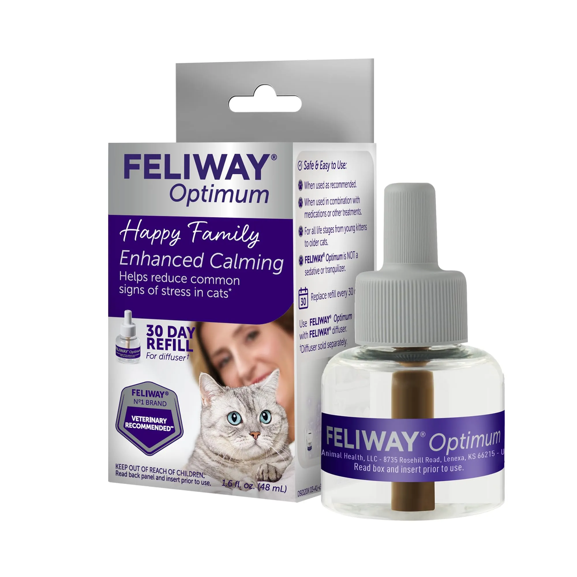 Feliway Optimum Enhanced Calming Refill